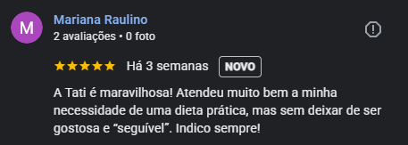 Print de avaliação real no Google 3